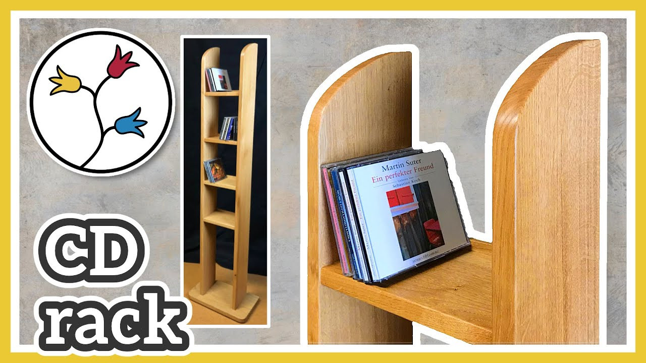 DIY Cd Rack
 CD RACK DIY – Beautiful and simple design CD Storage Rack