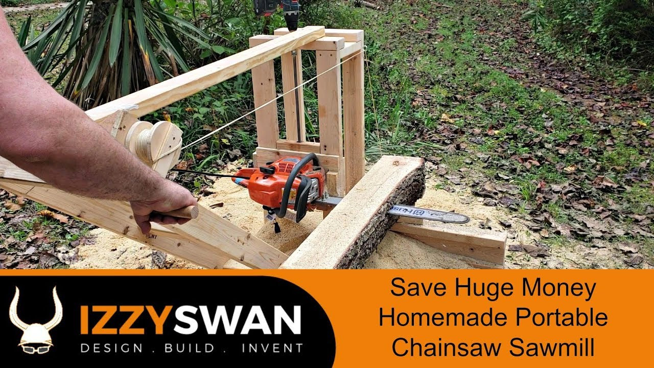 DIY Chainsaw Mill Plans
 50 Dollar Portable Sawmill