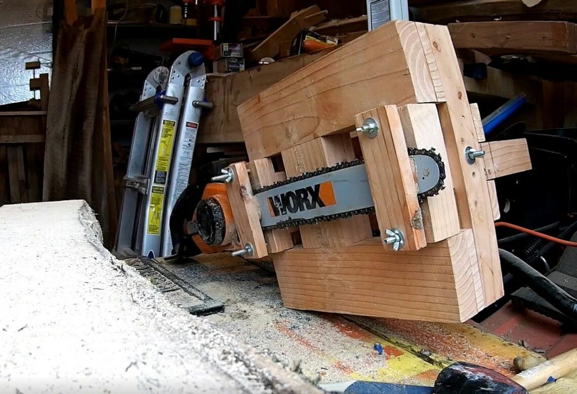 DIY Chainsaw Mill Plans
 Adjustable Alaskan Chainsaw Mill DIY Homemade Didn t want