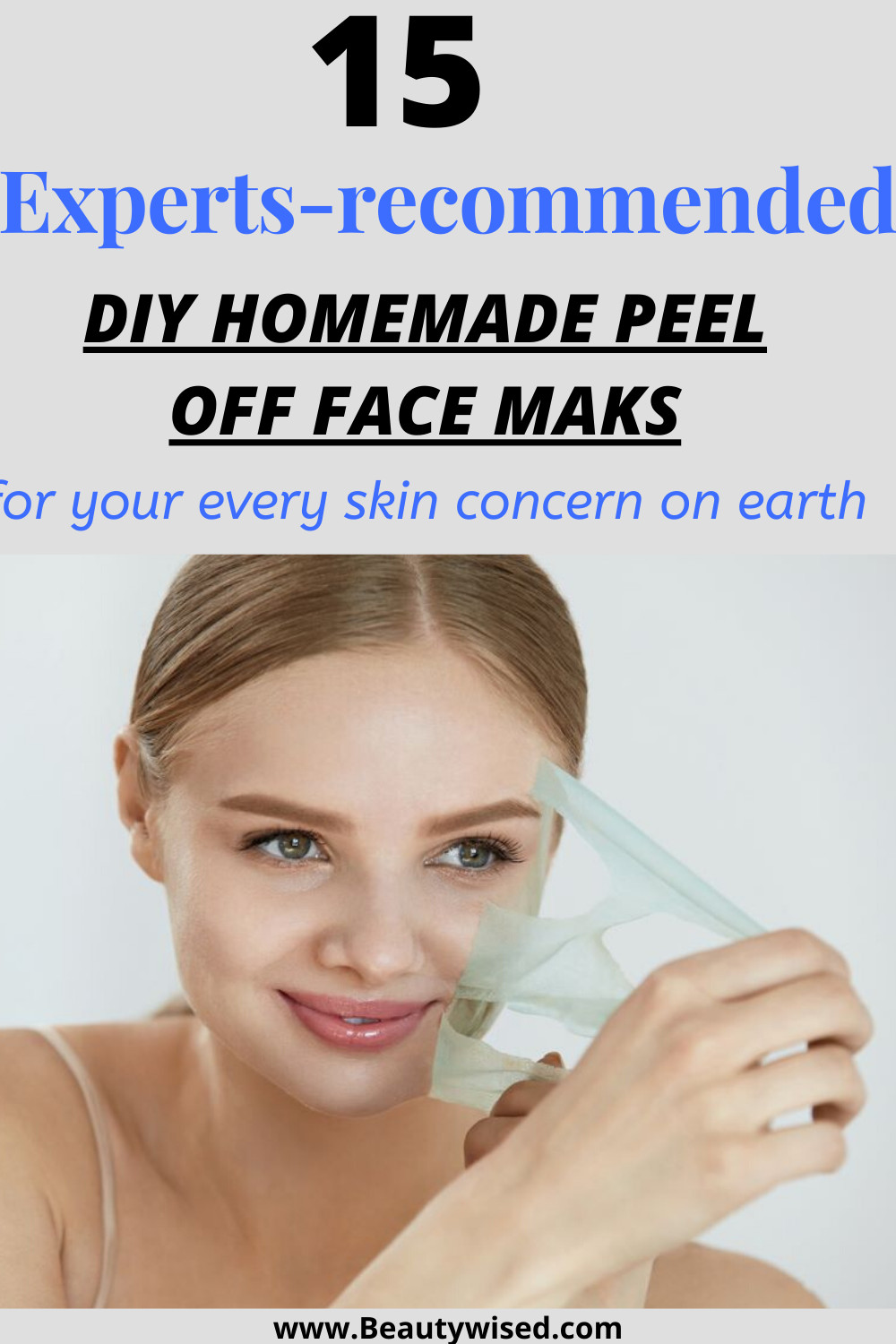DIY Charcoal Peel Off Mask Without Glue
 DIY Peel off face masks for blackheads whiteheads acne