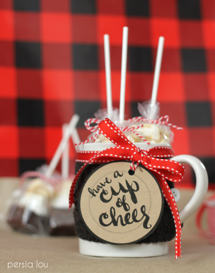DIY Cheer Gifts
 DIY Hot Chocolate Gift Idea and Free Printable Yellow