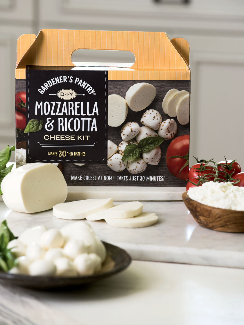 DIY Cheese Kit
 Mozzarella and Ricotta Homemade Cheese Kit