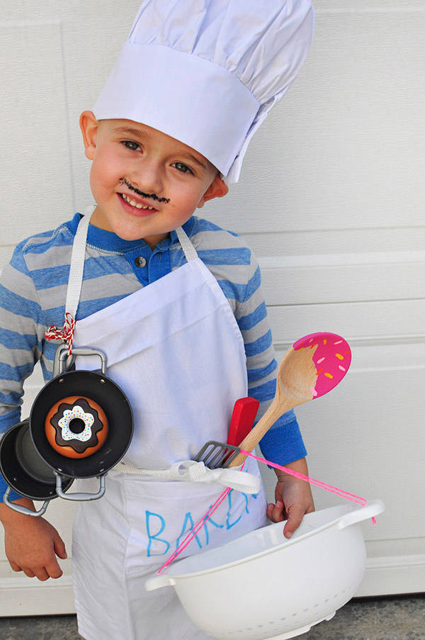 DIY Chef Costume
 12 Cute Non Scary DIY Kids Costume Ideas for Halloween