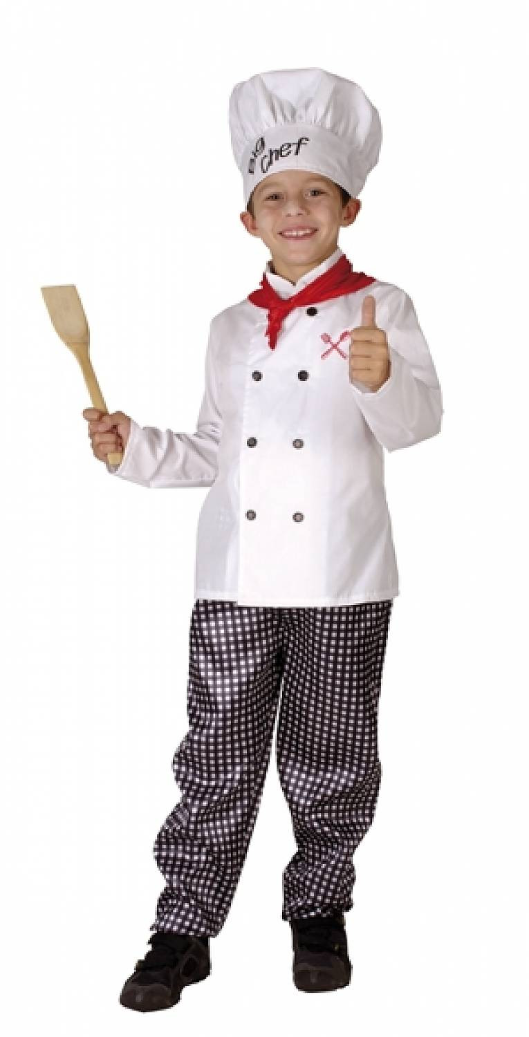 DIY Chef Costume
 Chef Costumes for Men Women Kids