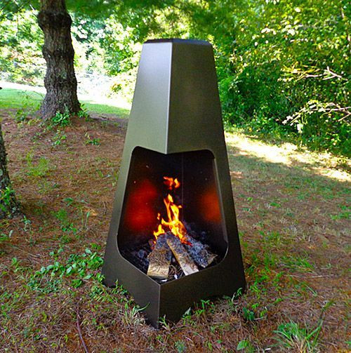 DIY Chiminea Outdoor Fireplace
 Buck Stove Corporation Pyramid Chiminea Diy