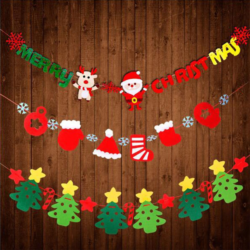 DIY Christmas Banners
 Aliexpress Buy Non woven DIY Christmas Banner