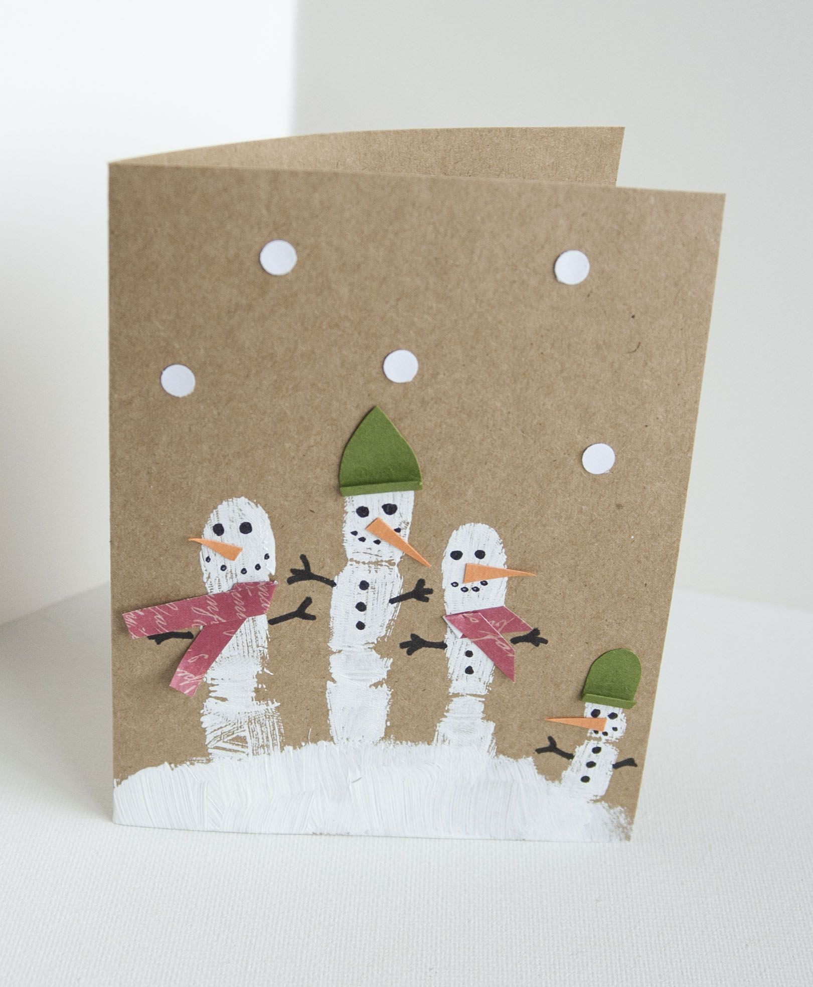 DIY Christmas Cards For Kids
 15 Awesome Christmas Cards to Make With Kids