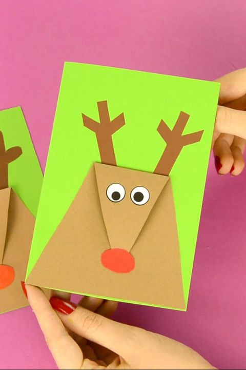 DIY Christmas Cards For Kids
 39 DIY Christmas Cards Homemade Christmas Card Ideas 2019