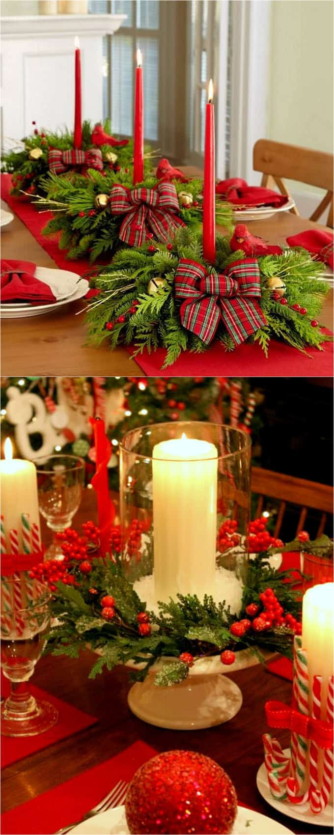 DIY Christmas Centerpieces
 27 Gorgeous DIY Thanksgiving & Christmas Table Decorations