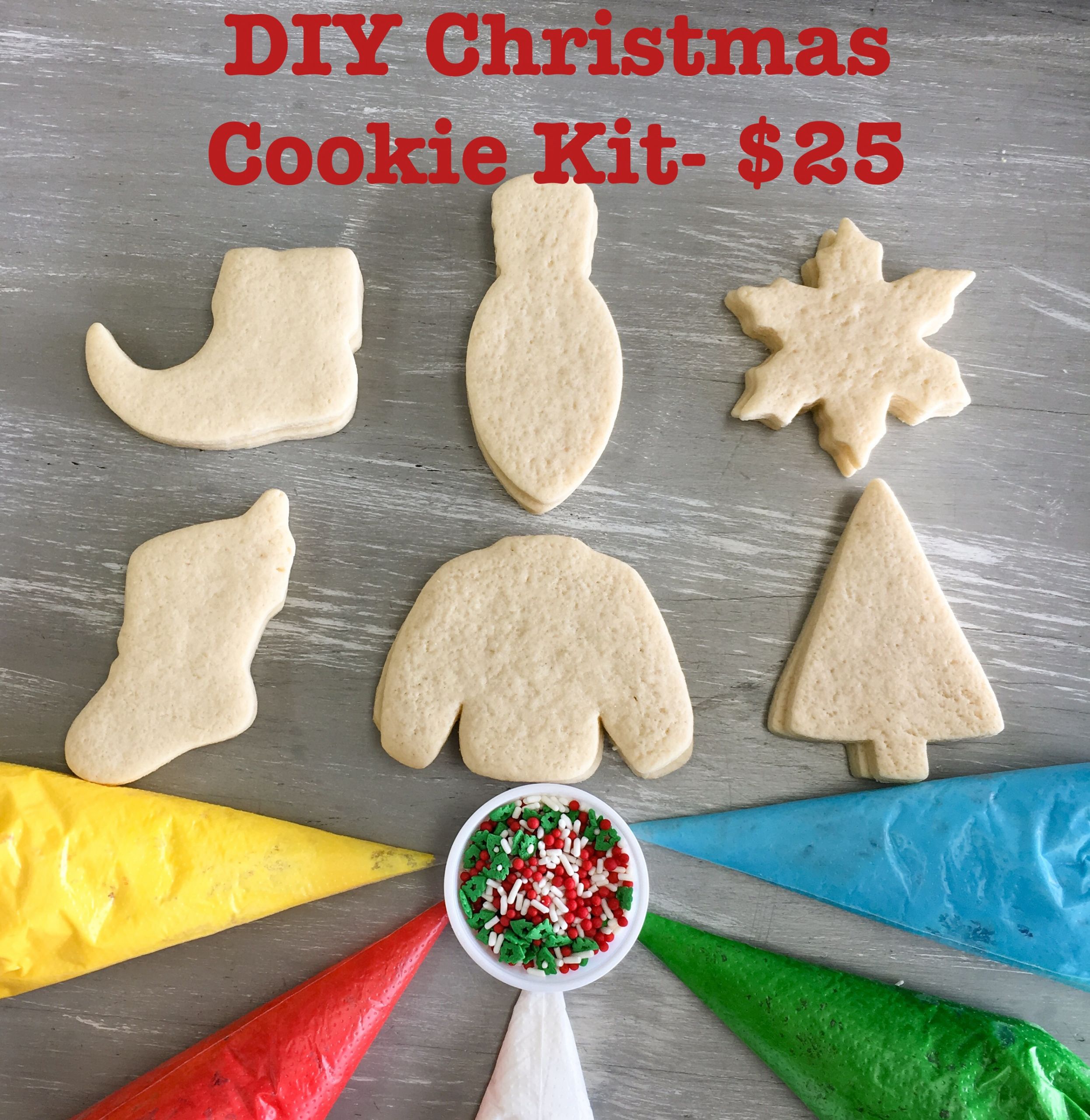 DIY Christmas Cookies
 DIY Christmas Cookie Decorating Kit