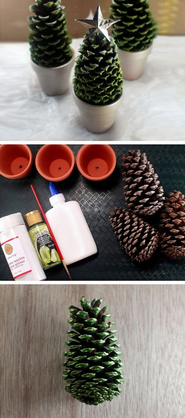 DIY Christmas Crafts Pinterest
 Festive DIY Pine Cone Crafts for Your Holiday Decoration