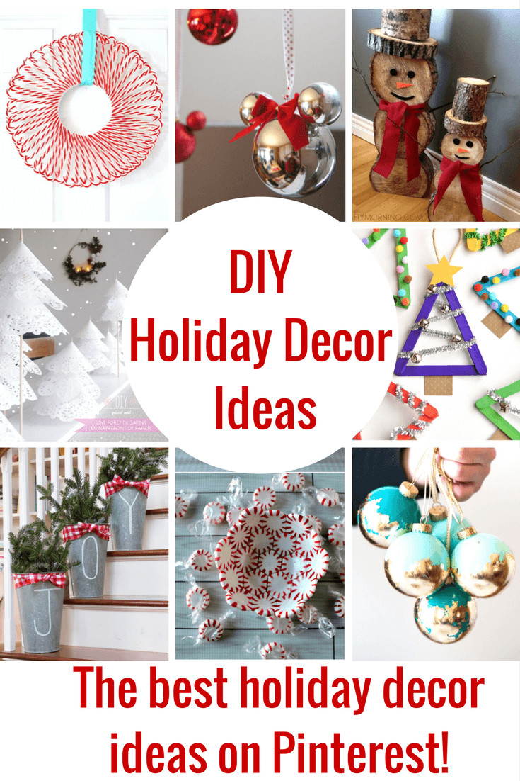 DIY Christmas Crafts Pinterest
 The Best DIY Holiday Decor on Pinterest Princess Pinky Girl