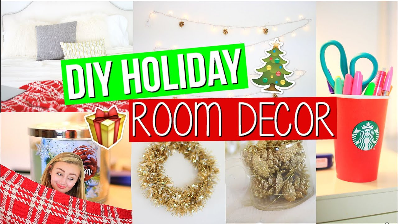 DIY Christmas Decor For Your Room
 DIY Holiday Room Decor How to Make your Room Festive