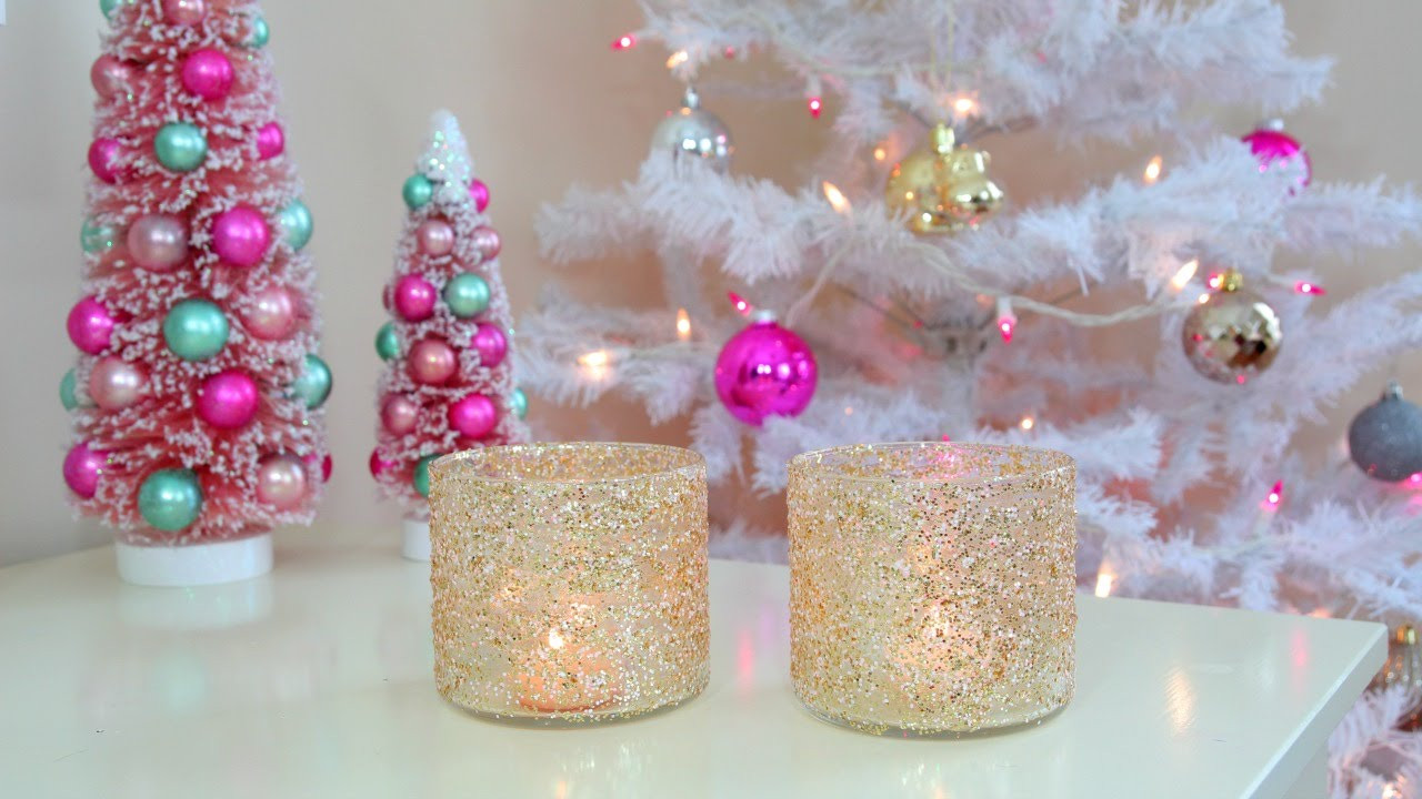 DIY Christmas Decor For Your Room
 DIY Christmas Winter Room Decor Frosty Glitter Jars