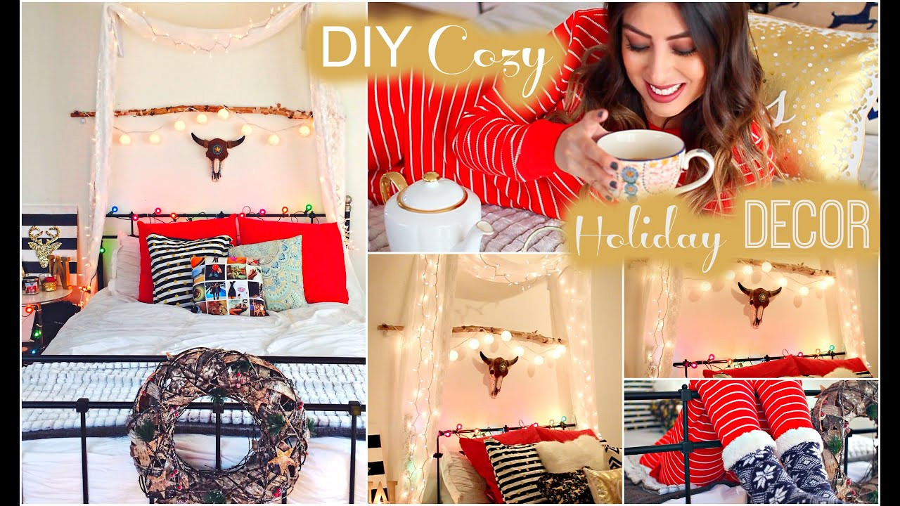 DIY Christmas Decor For Your Room
 DIY Cozy Holiday Room Decor Tumblr & Christmas