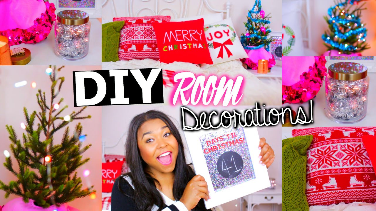 DIY Christmas Decor For Your Room
 DIY Holiday Room Decorations Easy TUMBLR CHRISTMAS ROOM