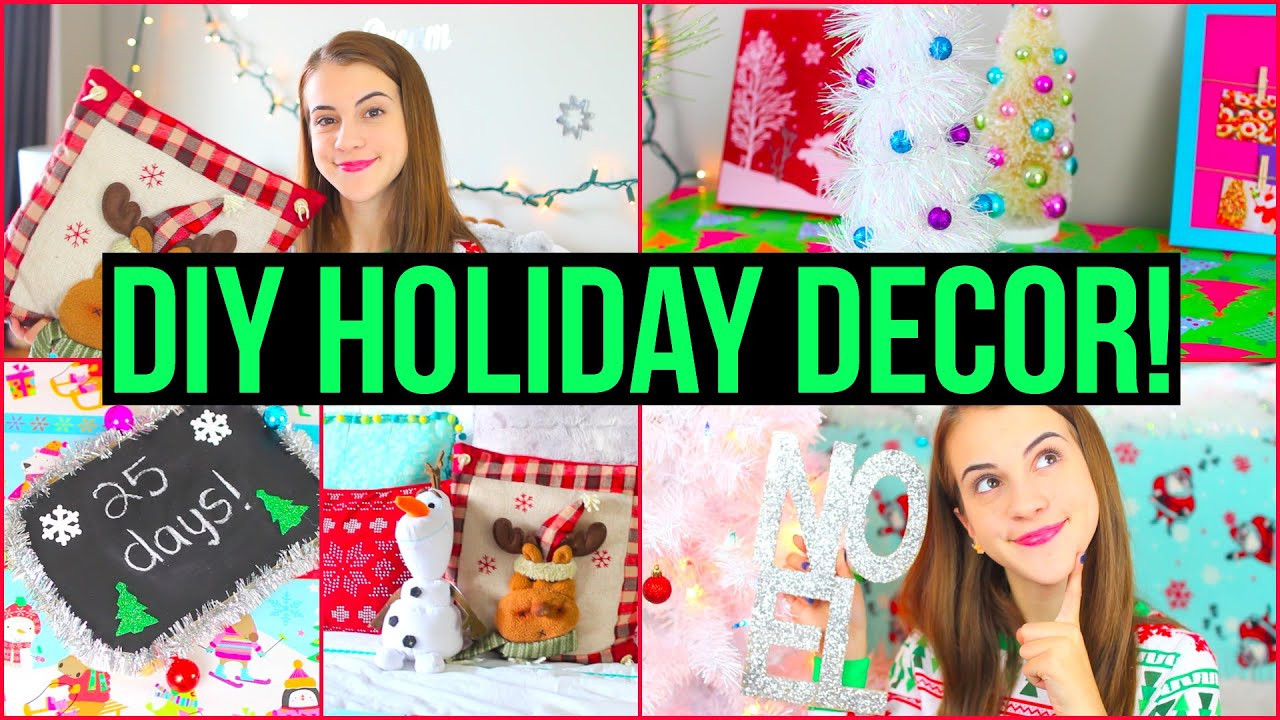 DIY Christmas Decor For Your Room
 DIY Holiday Projects for Christmas Easy Ways to Decorate