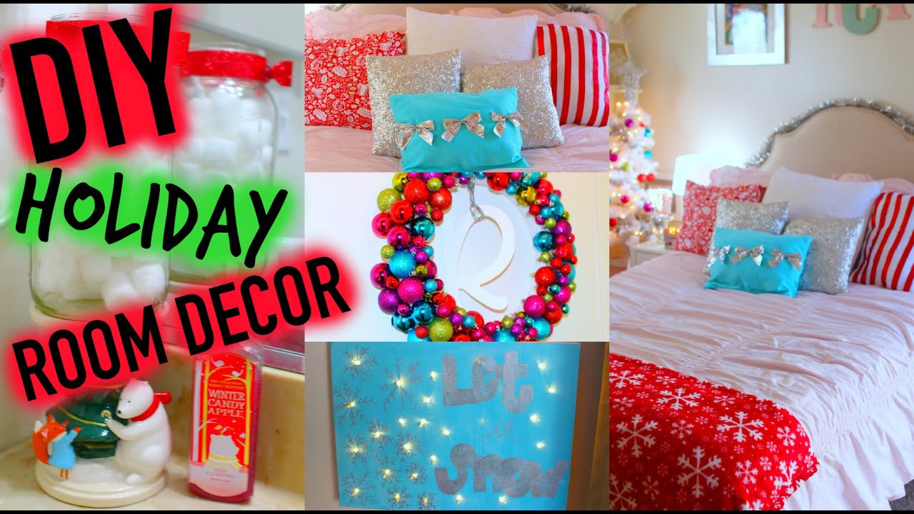 DIY Christmas Decor For Your Room
 ROOM TOUR HOLIDAY EDITION DIY Holiday Room Decor