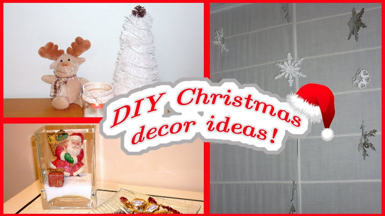 DIY Christmas Decor For Your Room
 DIY CHRISTMAS DECOR Easy & affordable ideas