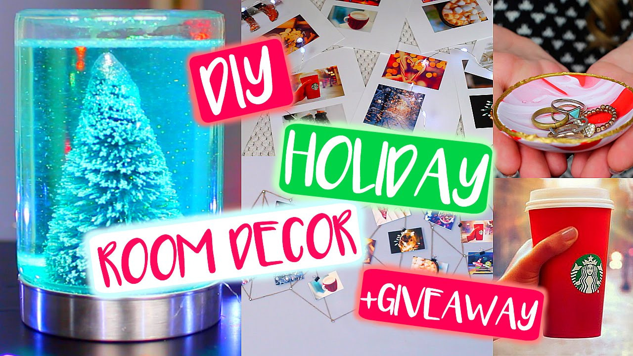 DIY Christmas Decor For Your Room
 DIY Tumblr Holiday Room Decor DIY Christmas GIVEAWAY