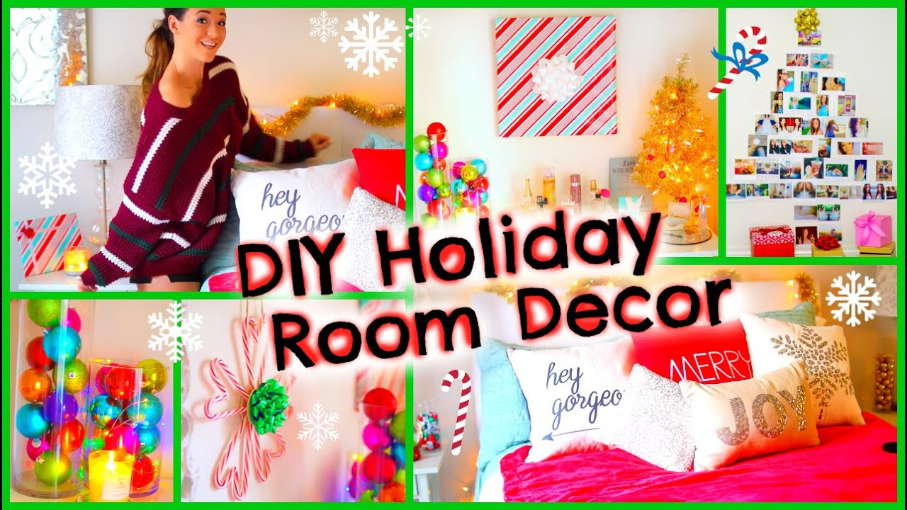 DIY Christmas Decor For Your Room
 DIY Holiday Room Decor ♡ Fun Christmas Decorations for