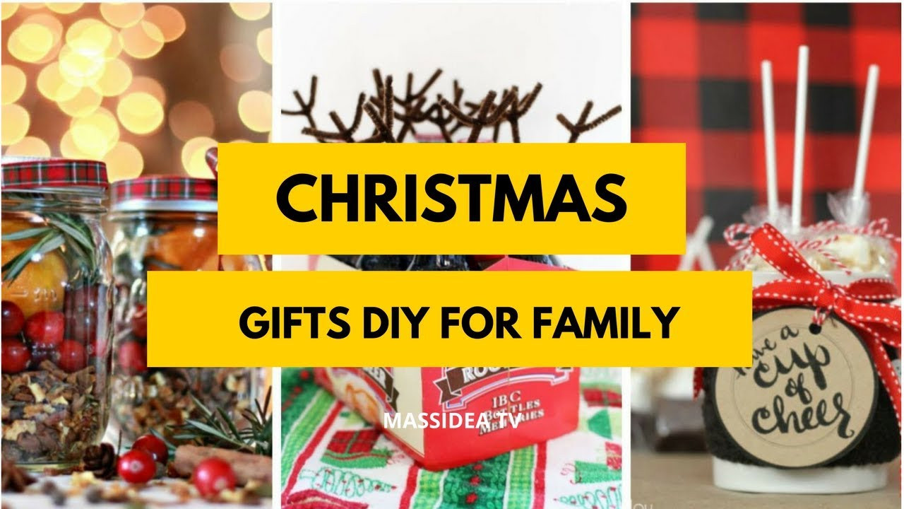 DIY Christmas Gifts For Family
 50 Best Christmas Gifts DIY for Family Design Ideas 2018