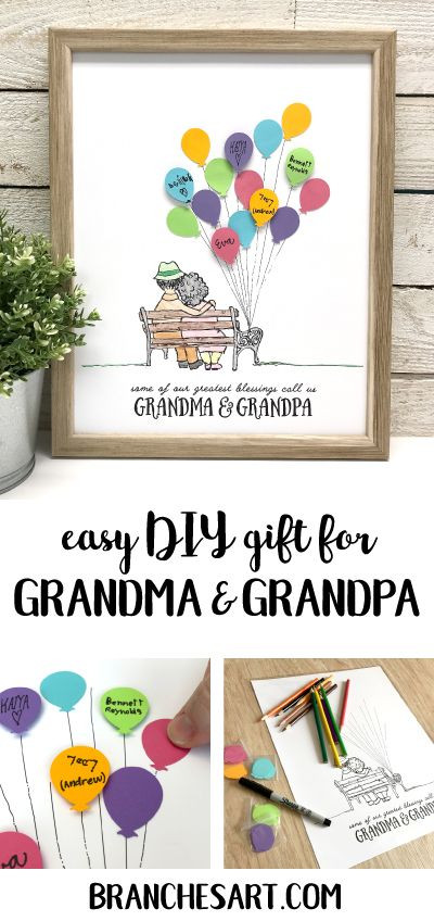 DIY Christmas Gifts For Grandma
 Easy DIY t for Grandma & Grandpa