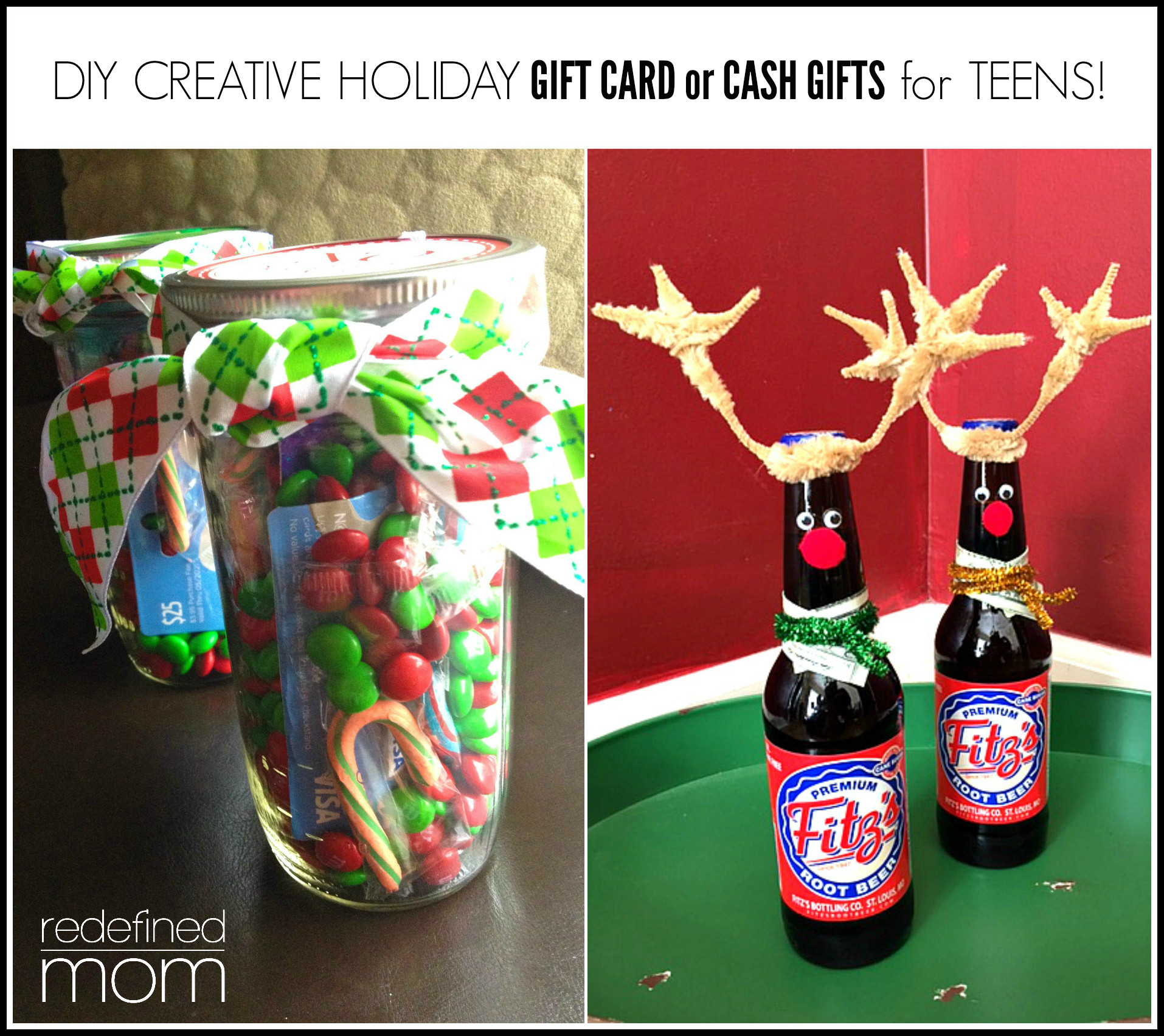 DIY Christmas Gifts For Teenagers
 DIY Creative Holiday Gift Card or Cash Gifts for Teens