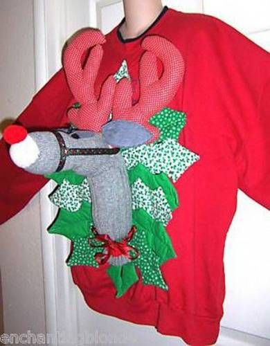 DIY Christmas Jumper
 Homemade reindeer ⋆ DIY Christmas Jumpers Red Christmas