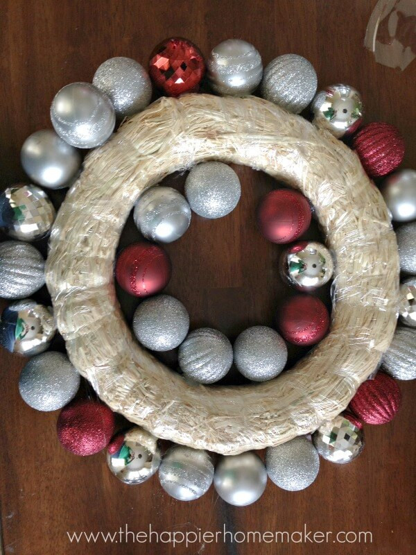 DIY Christmas Ornament Wreath
 How to Make an Easy DIY Ornament Wreath