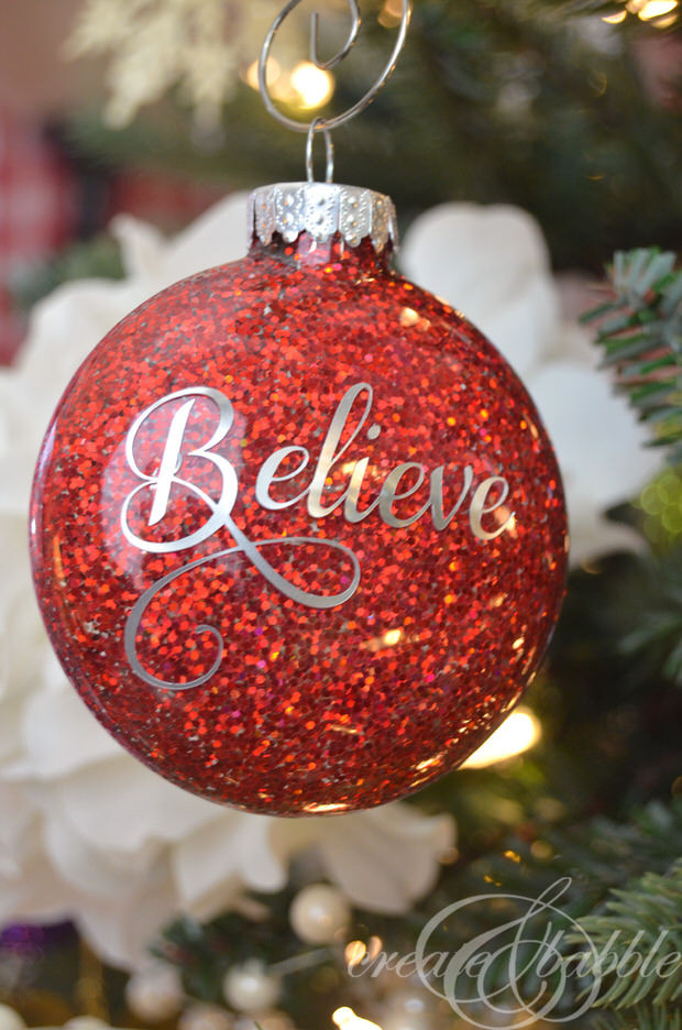 DIY Christmas Ornaments With Pictures
 All That Glitters DIY Holiday Projects with Sparkle