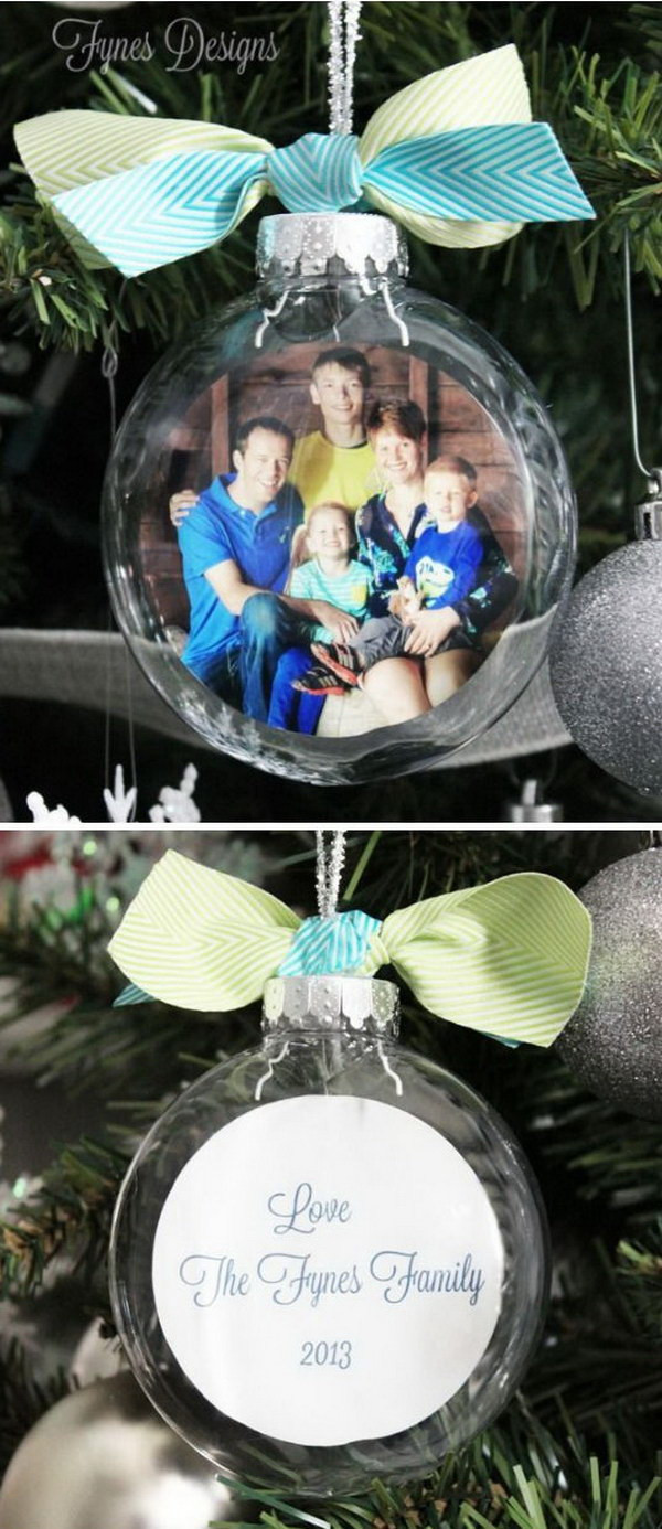 DIY Christmas Ornaments With Pictures
 30 DIY Ornament Ideas & Tutorials for Christmas