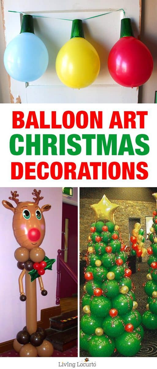 DIY Christmas Party Decor
 Christmas Balloon Art