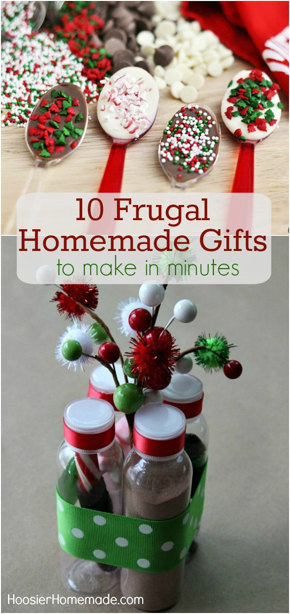 DIY Christmas Presents For Friends
 Frugal Homemade Gift Ideas Hoosier Homemade