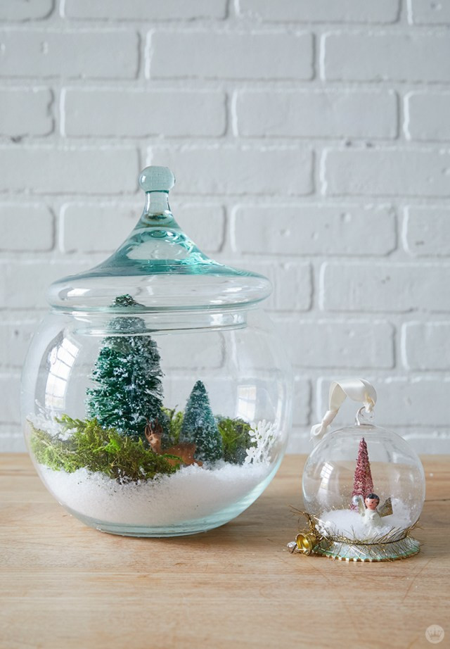 DIY Christmas Snow Globe
 DIY snow globes How to make winter wonders without water