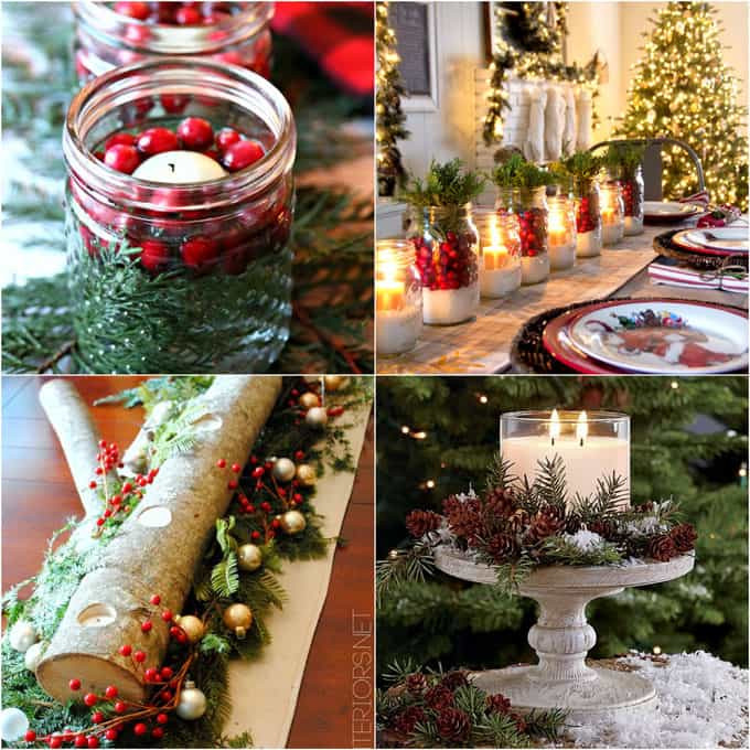 DIY Christmas Table Centerpieces
 DIY Christmas Table Decorations Easy Centerpiece in 10