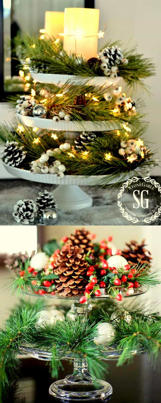 DIY Christmas Table Decorations
 27 Gorgeous DIY Thanksgiving & Christmas Table Decorations