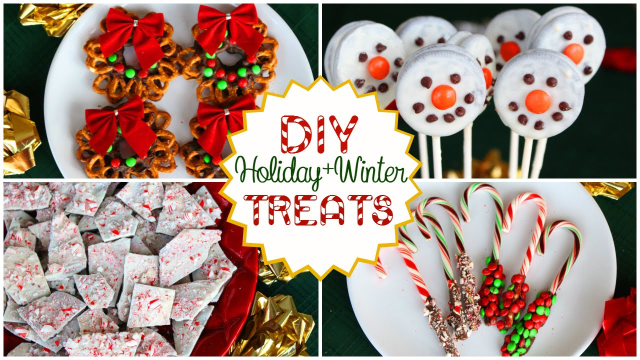 DIY Christmas Treats
 DIY Holiday Winter Treats Quick Easy and Delicious