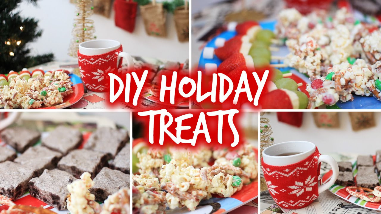 DIY Christmas Treats
 Easy DIY Holiday Party Snacks & Christmas Treats