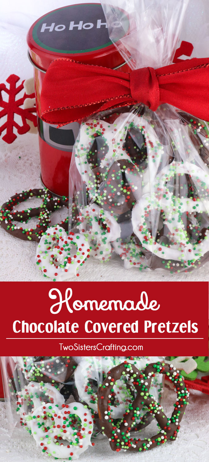 DIY Christmas Treats
 Homemade Chocolate Covered Pretzels Two Sisters