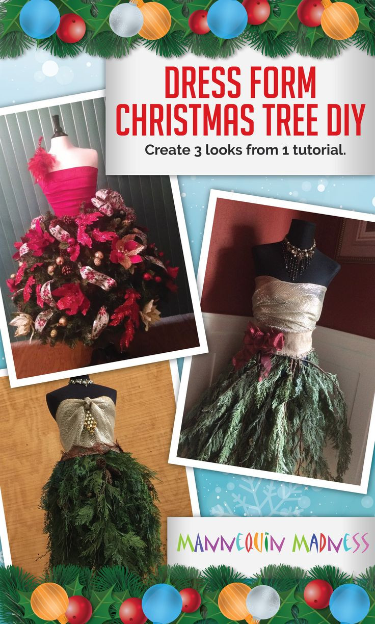 DIY Christmas Tree Dress Form
 Bohemian Style Dress Form Christmas Tree DIY Tutorial