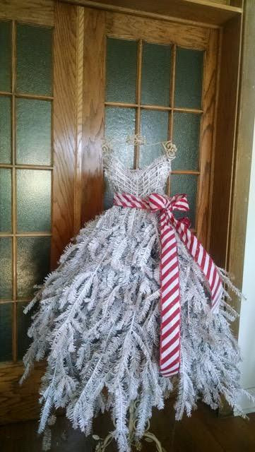 DIY Christmas Tree Dress Form
 DIY Tutorial Dress Form Christmas Tree on Wire Frame with