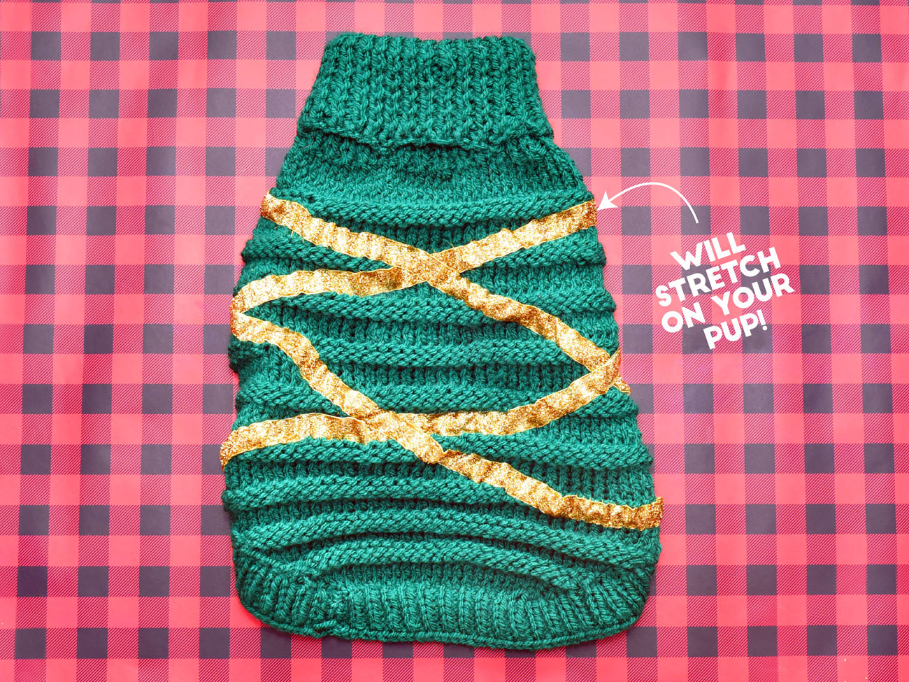 DIY Christmas Tree Sweater
 DIY Christmas Tree Sweater For Your Dog The Broke Dog