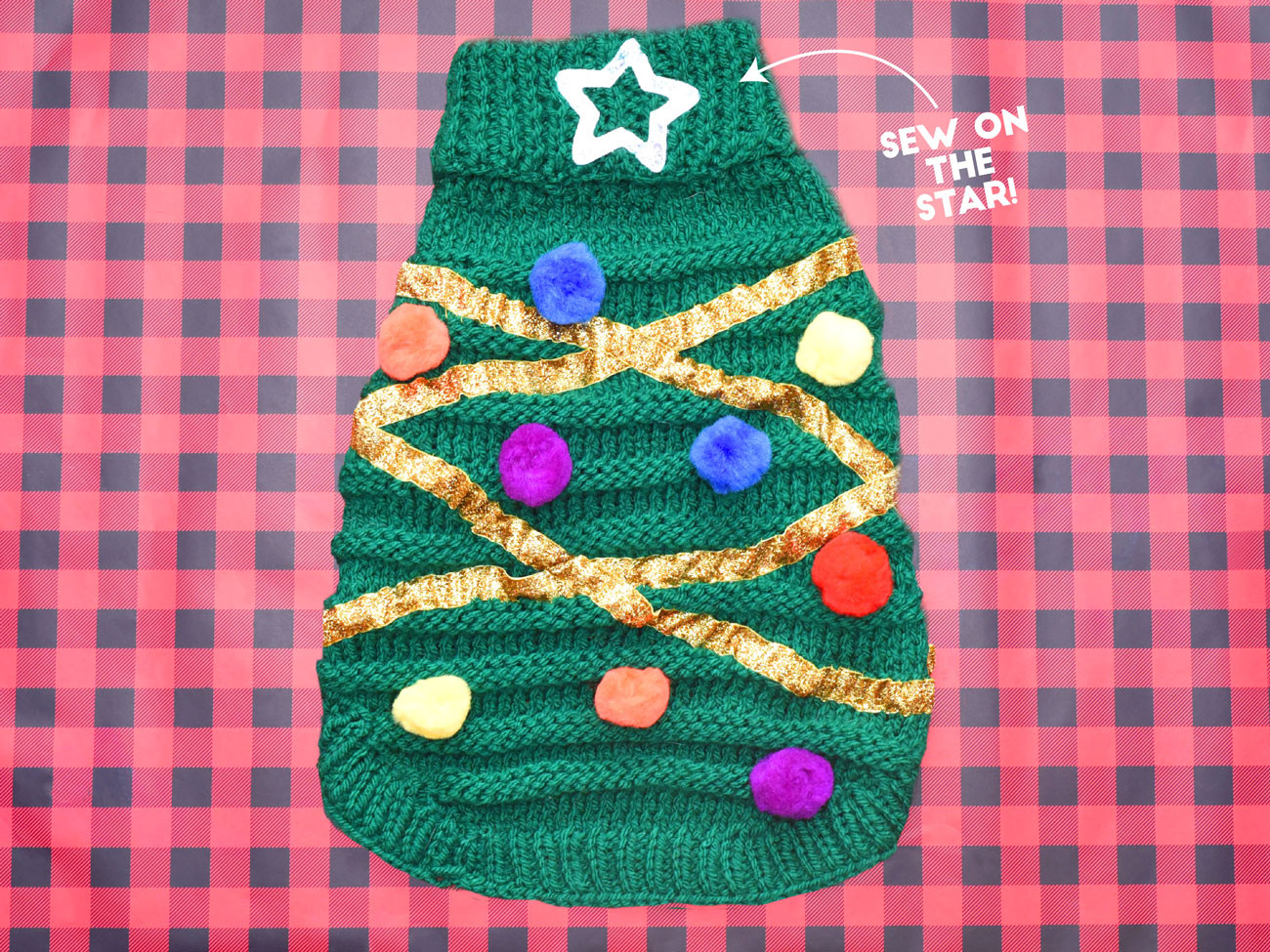 DIY Christmas Tree Sweater
 DIY Christmas Tree Sweater For Your Dog The Broke Dog