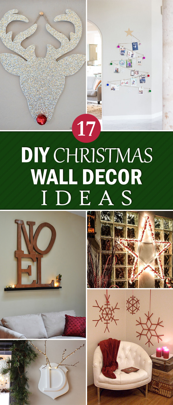 DIY Christmas Wall Art
 17 Creative DIY Christmas Wall Decor Ideas