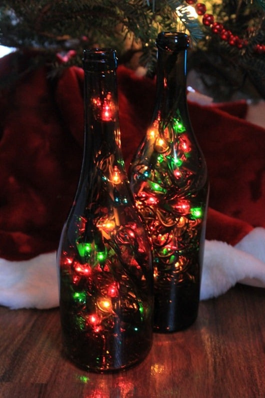 DIY Christmas Wine Bottles
 14 of the Best DIY Wine Christmas Decoration Projects
