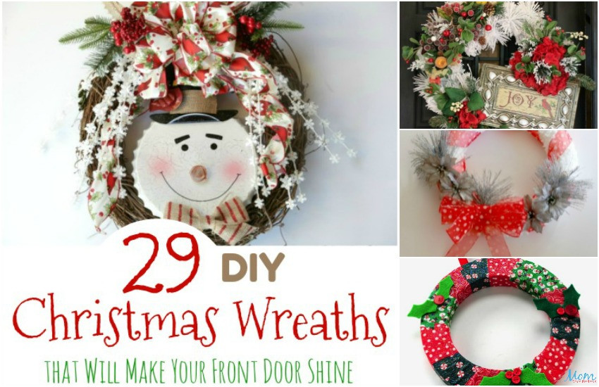 DIY Christmas Wreaths For Front Door
 29 DIY Christmas Wreaths that Will Make Your Front Door