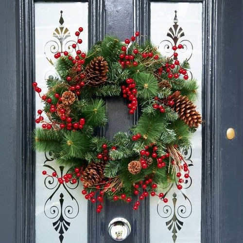 DIY Christmas Wreaths For Front Door
 Home Decor 25 Christmas Wreath Ideas MessageNote