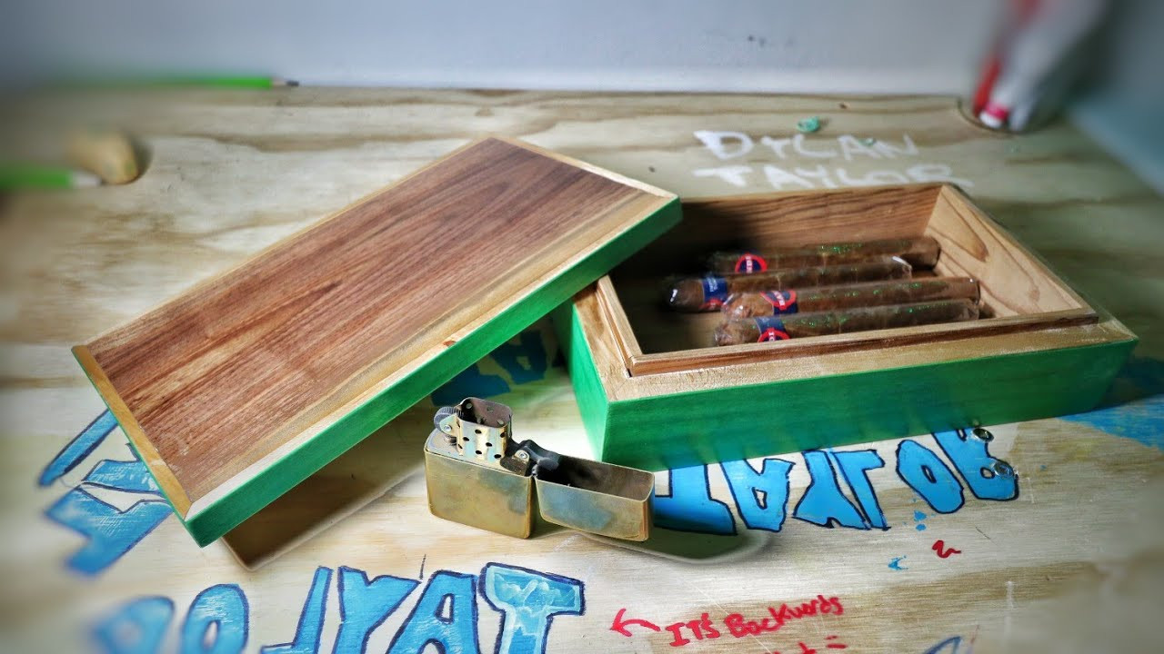 DIY Cigar Boxes
 Simple Elegant Cigar Box DIY