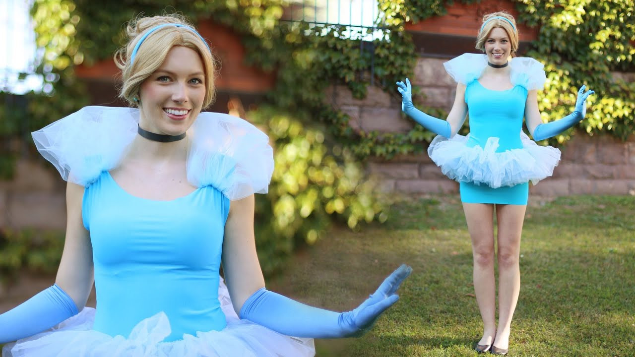 DIY Cinderella Costume For Adults
 30 Last Minute Halloween Costume Ideas Using a Blue Dress